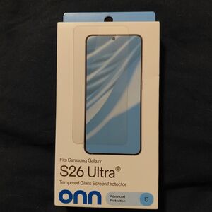 onn Tempered Glass Screen Protector for Samsung Galaxy S26 Ultra - Blue